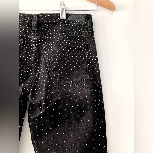 ❗️CLEAROUT❗️ EUC! BLANK NYC ombré studded black SKINNY JEANS Size 26 (25 fit) - Picture 4 of 7